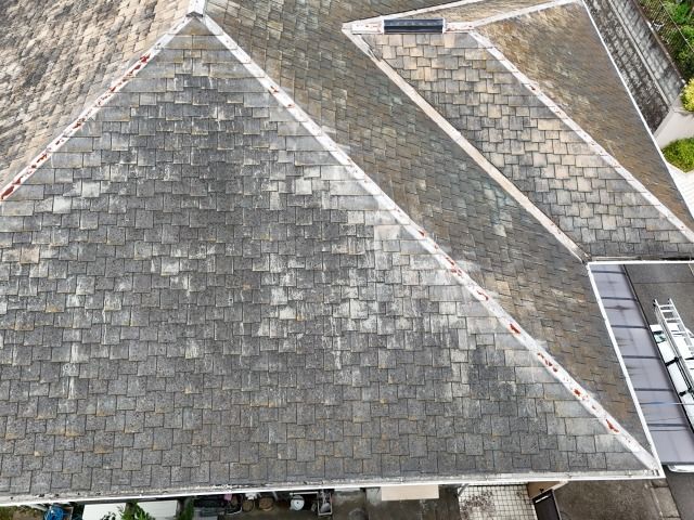 麻生区　屋根塗装　施工前　錆　腐食