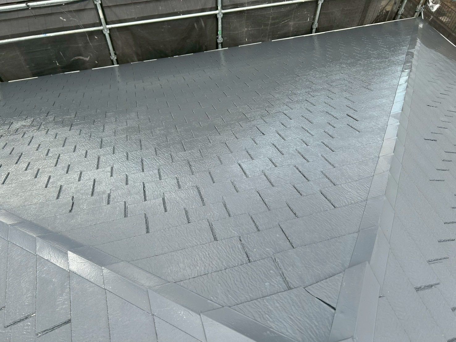 麻生区　屋根塗装　遮熱塗料　寄棟