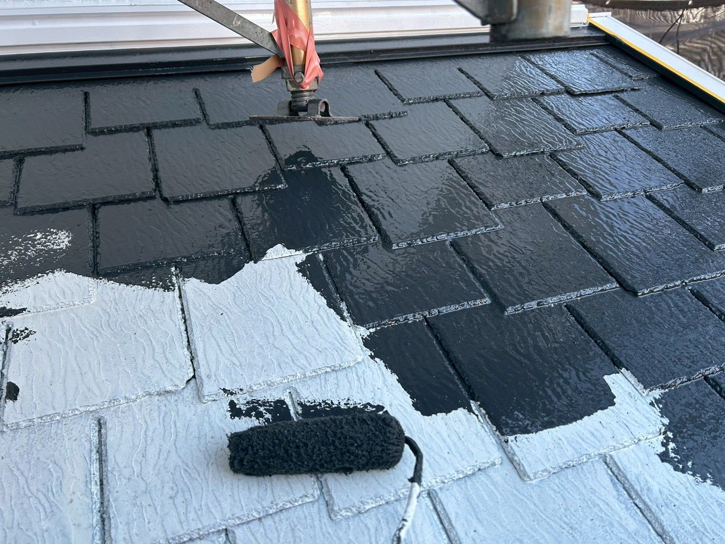 麻生区　屋根塗装　遮熱塗料　寄棟