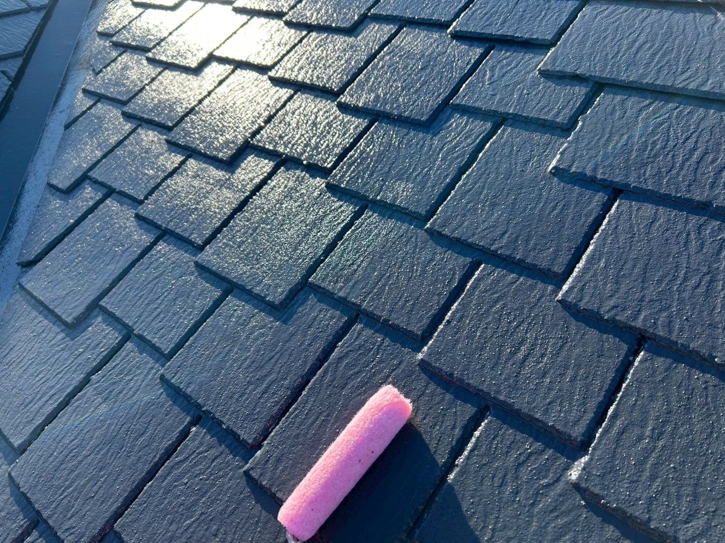 麻生区　屋根塗装　遮熱塗料　寄棟