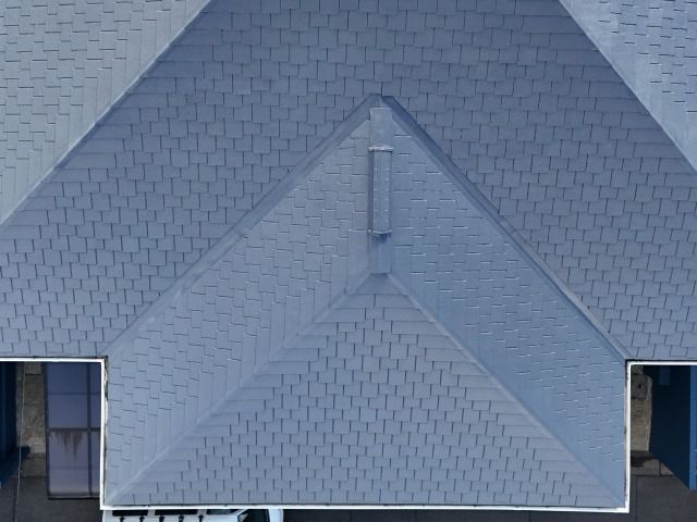 麻生区　屋根塗装　遮熱塗料　カーボンブラック