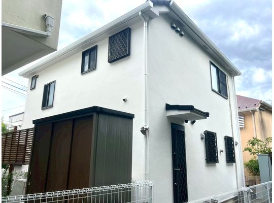 川崎市麻生区　外壁塗装工事　水性セラミシリコン　エスケー化研　外壁塗装　リフォーム