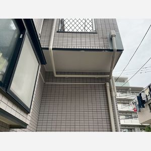 川崎市　麻生区　軒天補修　雨漏り　ウレタン防水　ベランダ防水　アトミクス　アトレーヌ