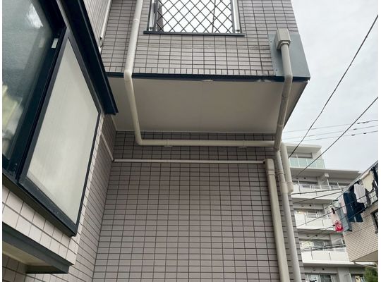 川崎市　麻生区　軒天補修　雨漏り　ウレタン防水　ベランダ防水　アトミクス　アトレーヌ