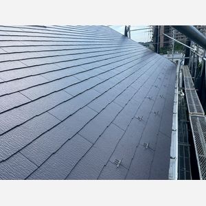 麻生区　屋根塗装　遮熱　ラセットブラウン　　アステックペイント　スレート　シャネツテック　シリコン　塗装　多摩区