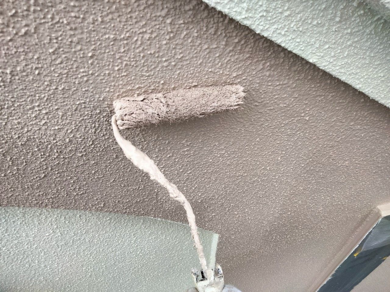 麻生区　外壁塗装　メンテナンス　リシン　艶消し無機塗料