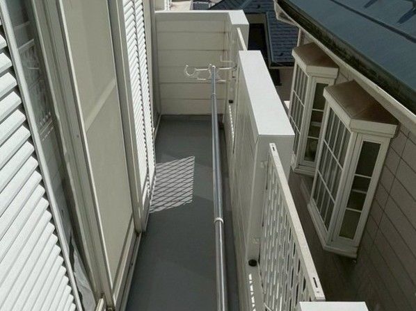 リフォーム　川崎市麻生区　ベランダ床補修・笠木カバー工事