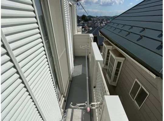 リフォーム　川崎市麻生区　ベランダ床補修・笠木カバー工事