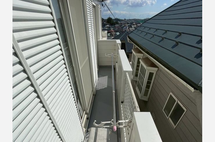 リフォーム　川崎市麻生区　ベランダ床補修・笠木カバー工事