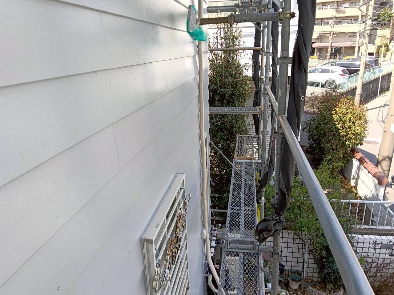 宮前区　外壁塗装　スーパーラジカルシリコンGH　クールグレイ