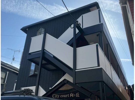 多摩区　アパート　外壁塗装　遮熱塗料
