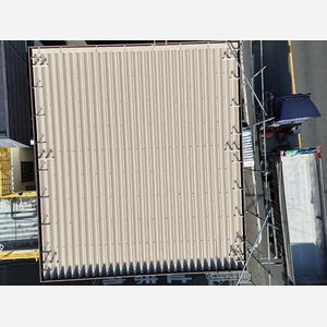 多摩区　屋根塗装　シリコン塗料　　折半屋根