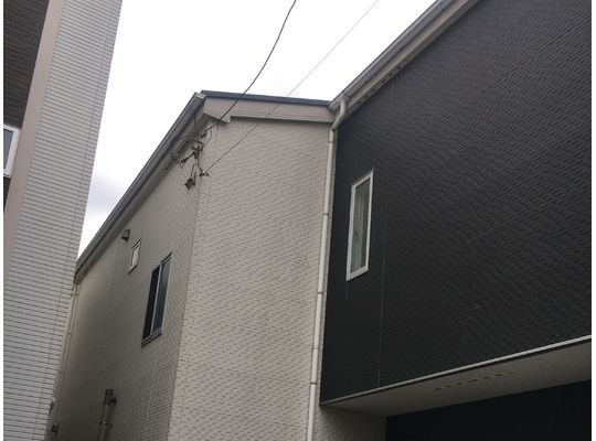 多摩区　外壁塗装　遮熱塗料　ツートン