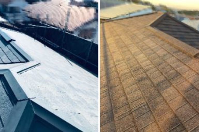 麻生区a様邸 屋根改修工事 カバー工事 その1